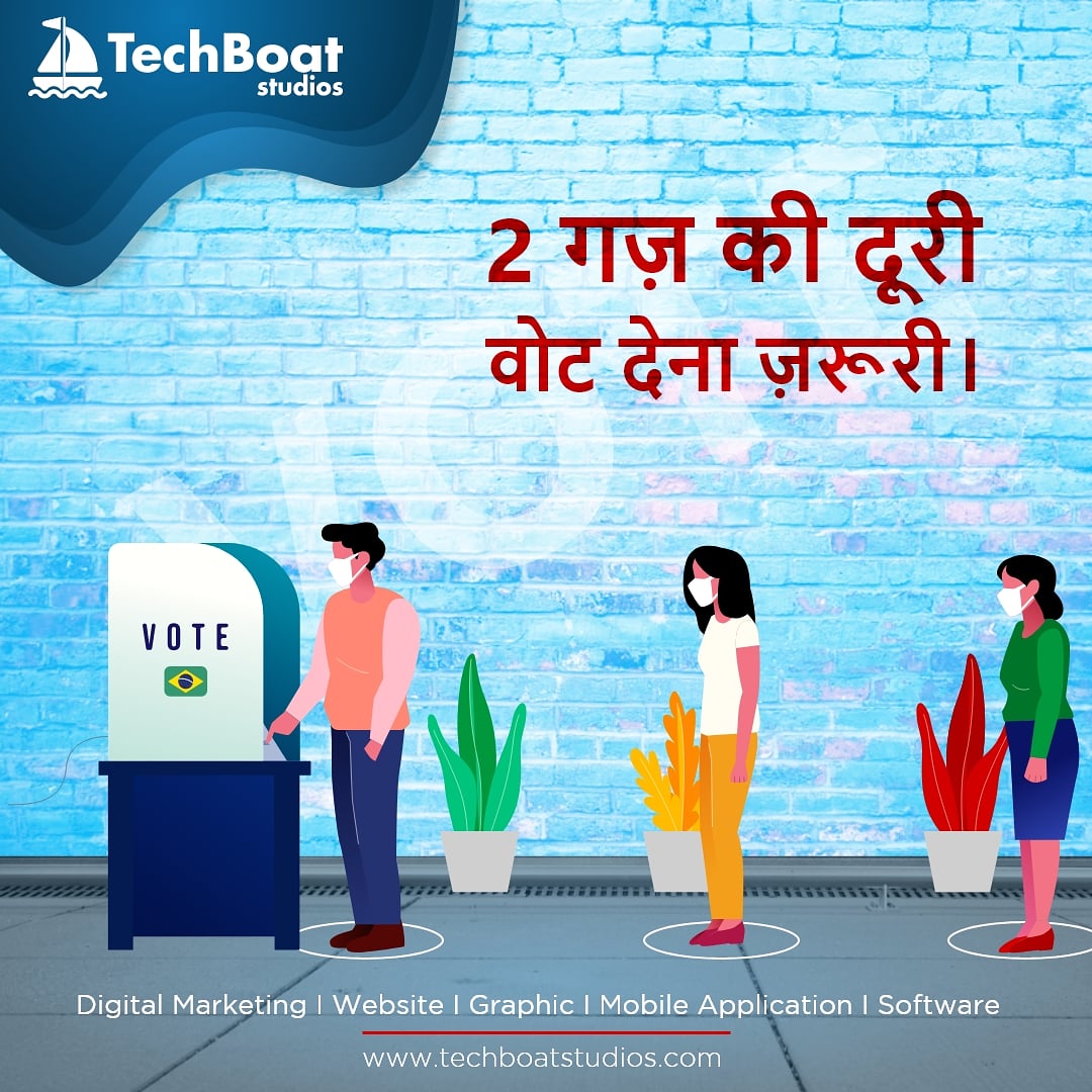 techboatstudios's tweet photo. If a bright future is your right, then voting is your duty. Mind it! #VoteforBihar
#techboatstudios #techboat #studios
https://t.co/yISunLiRpy
Contact us : +91 9297941111
#digitalmarketing #smm #uiux #seo #websitedesign #socialmediamarketing #mobileapplication #bulksms https://t.co/bHGEgDLIq1