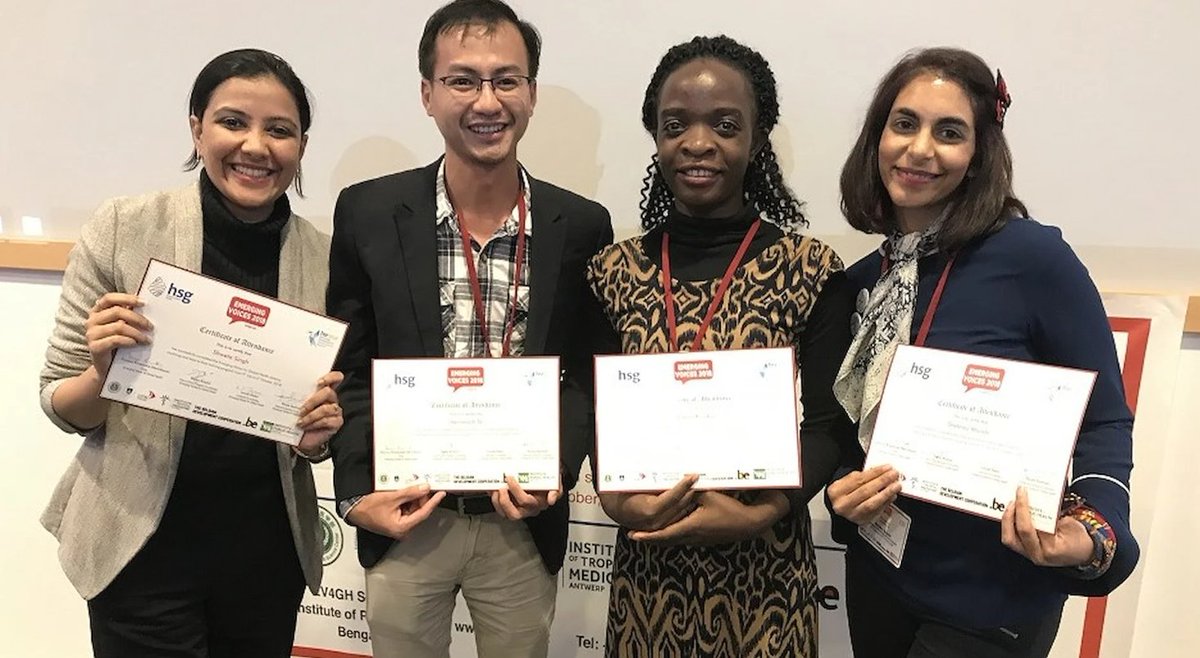 HRH2030Program's tweet image. One week to #HSR2020! We're remembering #HSR2018 &amp;amp; these outstanding @ev4gh fellows @DrShweta1219 @TeVannarath  @KisakyeAngela &amp;amp; @shehnazmunshi! A look back to where you were:  ow.ly/EGrA50C7FsG

@H_S_Global  @HrhWanda  #ReimagineHealthSystems