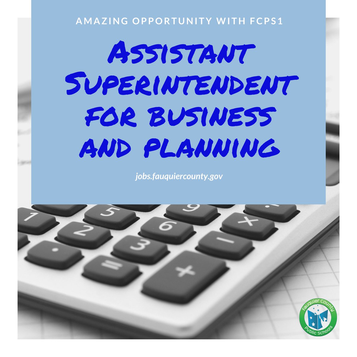 FCPS1jobs's tweet photo. Calling all public school budget officers! Don’t let this incredible opportunity pass you by! Submit your resume today! #careers #budgetofficer #jobs #hiring #fauquiercounty #hr #recruitment https://t.co/DwyG9r2mQc https://t.co/rvAu3ocAJx