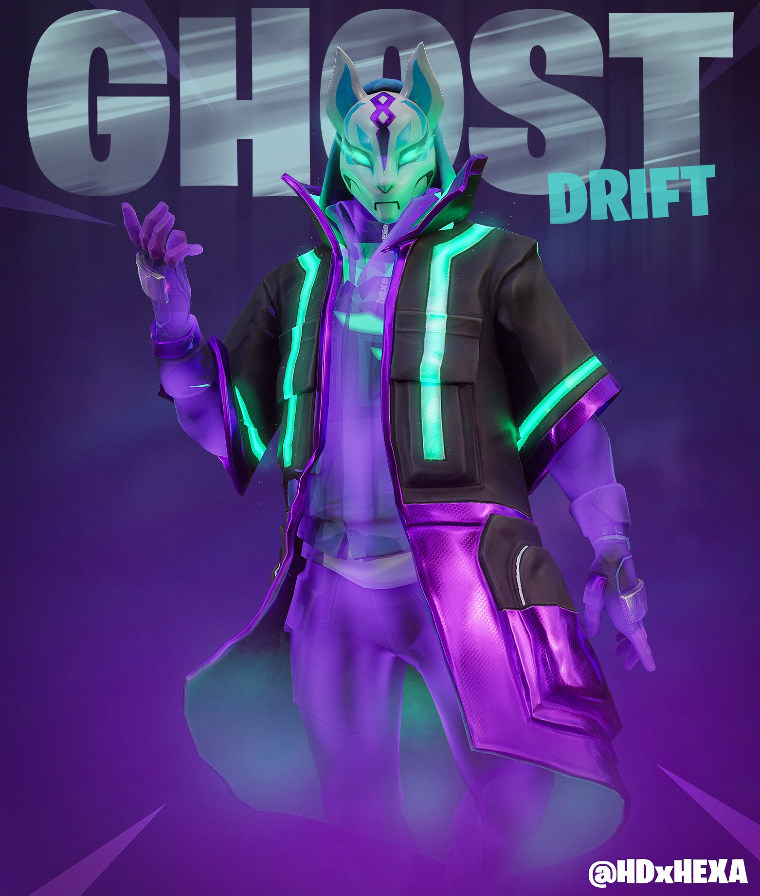 Harry Su Twitter Ghost Drift Since This Was A Commissioned I Decided To Make A Post Out Of It Nothing To Crazy But Was Load Of Fun Making The Ghost Effect Hope