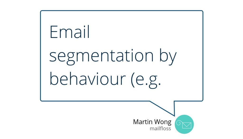 mailfloss's tweet image. Which offers successfully reengage your customers?

Read the full article: Email Segmentation Done Right
▸ lttr.ai/YkMq

#mailfloss #emailmarketing #emailsegmentation