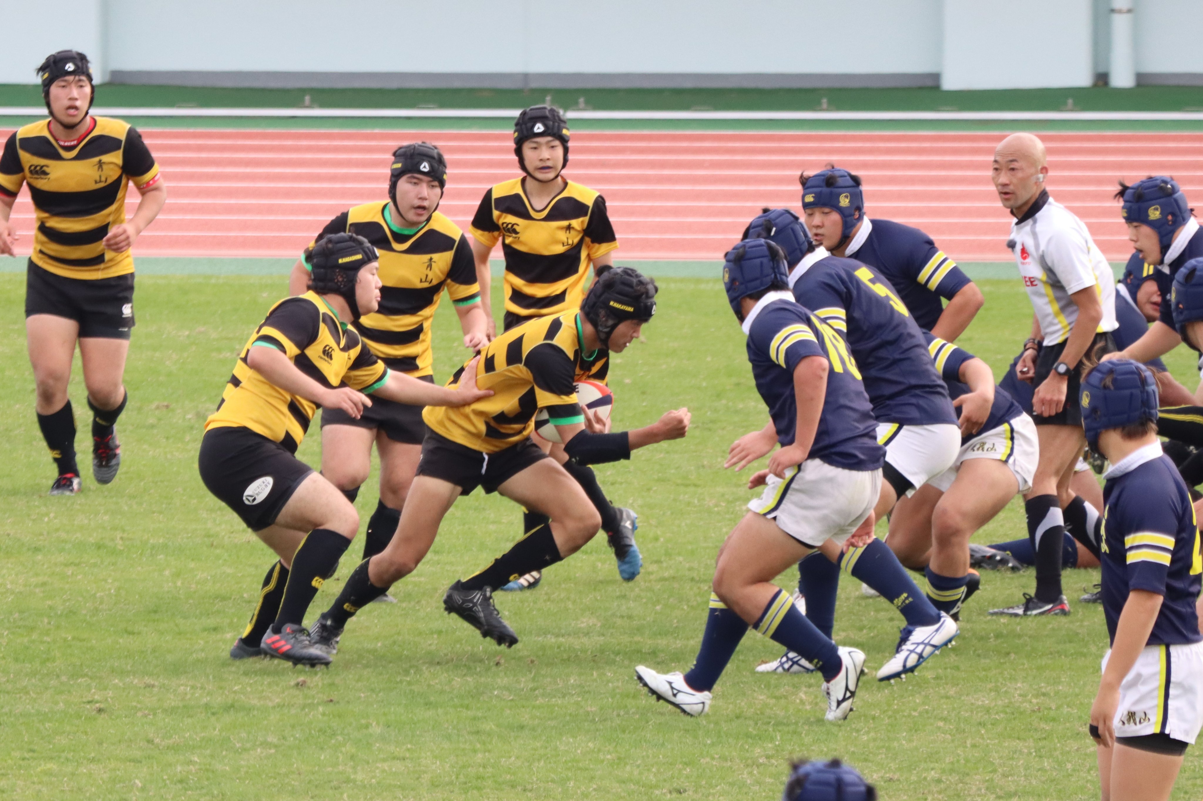 Mariko Bunzo 第100回花園東京都予選 11 1 江戸川陸上 第３試合 國學院久我山ｖ都立青山 強い久我山 青山には強い相手に怯まず まっすぐ向かって行く姿勢を見せてもらいました 高校ラグビー 都立青山高校ラグビー部 國學院久我山高校