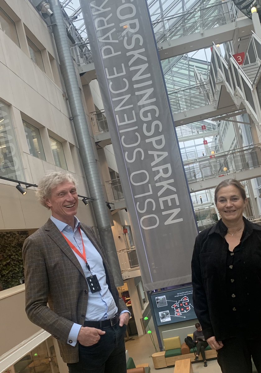 Flott besøk hos <a href="/OslotechAS/">Oslotech AS</a> , med ny sjef, Bjørn Erik Reinseth. Gøy å se flere hightech kunder og egne spinoffs boltre seg i flotte fasiliteter. <a href="/SINTEF/">SINTEF</a> @sveinstlen <a href="/mortendalsmo/">Morten Dalsmo</a>