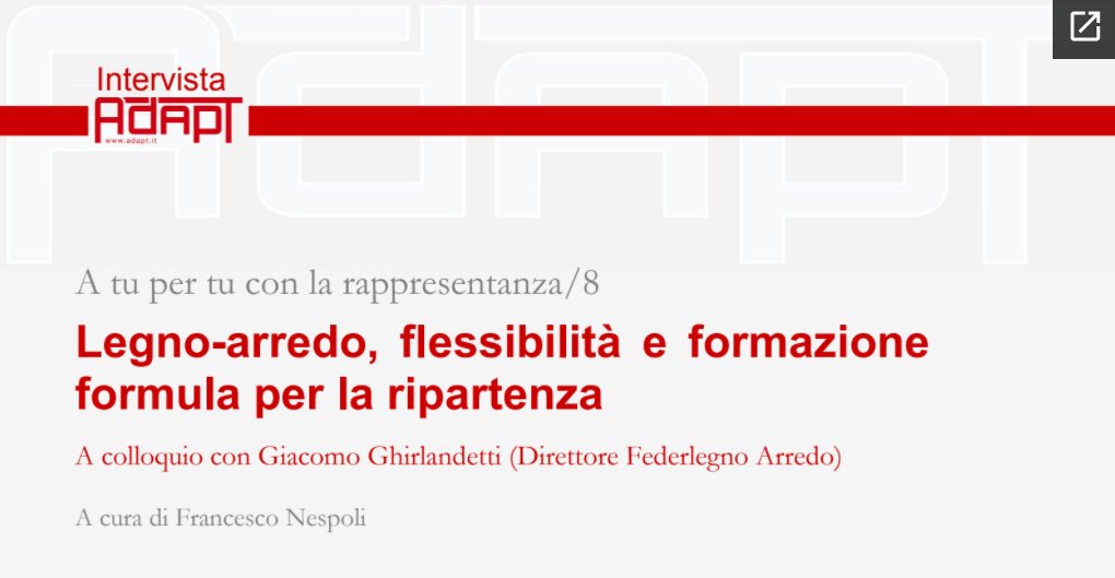 FranzNespoli's tweet photo. Il #19 ottobre è stato rinnovato il CCNL #legnoarredobile. @PigniGiacomo lo analizza qui:⤵️ https://t.co/UAZcKTi2SH

Ne abbiamo parlato anche con #GiacomoGhirlandetti @Federlegno per una nuova puntata della rubrica "A tu per tu con la #rappresentanza":⤵️ 
https://t.co/4MUKLb98lb https://t.co/qDLAPODpRR