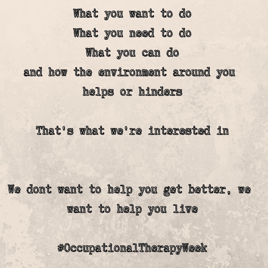 #OTweek2020 #ChooseOT