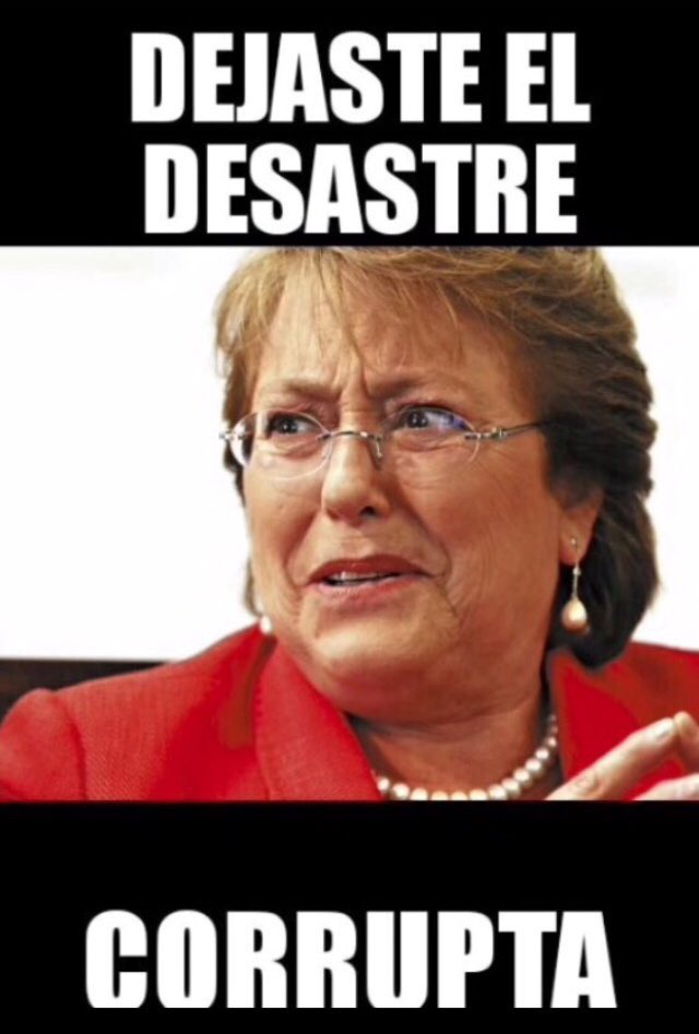 NolascoNavarro's tweet photo. @mbachelet Y este espécimen de que derecho o de que medio Ambiente habla, la viejita más nefasta en sus Gobiernos dejó a Chile 🇨🇱 Destruido con sus #Narcosocialistas y #Comunistas despreciables  #multiplicate por cero vieja 👵 mentirosa!! https://t.co/1PdxBOzsTT