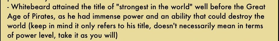 Let's start with ODA telling us over & over again that he IS THE STRONGEST.So many strong characters and all of them are literally telling us the same.