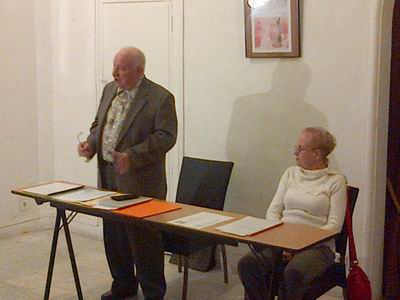 Les membres de l'association <a href="/aucoeurdu17eme/">Au Cœur du 17e</a> se joignent à la peine de la famille PINOT et la prient d'accepter leurs sincères condoléances. Maurice, tu as été notre invité du 17/02/2014. Le Rimailleur au grand Cœur, le voisin aux milles talents, chao l'Artiste !