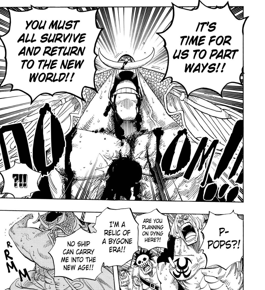 He knows he's gonna die soon.