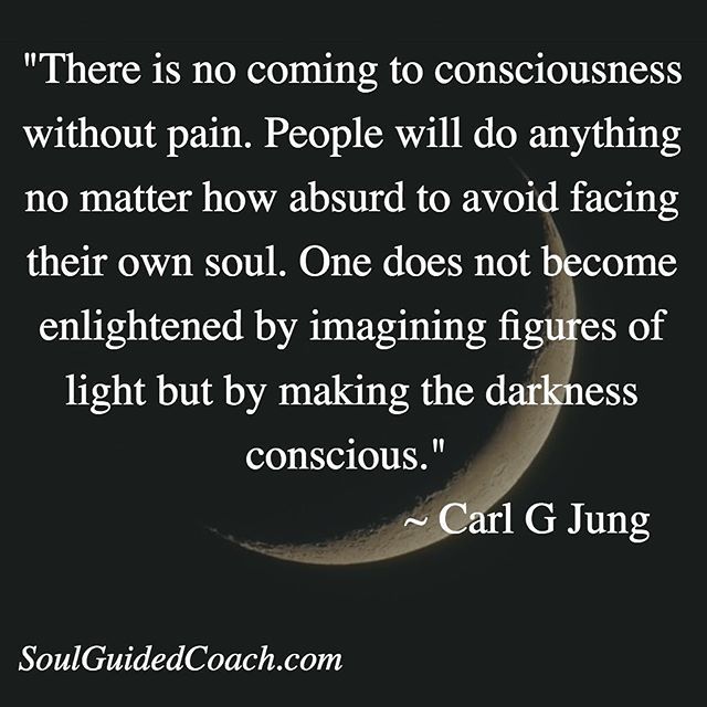 purpose. Good/bad things will come/go out of our "rooms," landscapes change, come what may "life goes on," but the 1 constant is SELF so better to speak/trust/love/know/BE yourself. We must face it all to grow-even the dark unconscious-& follow our MOTS, re-navigating as we go