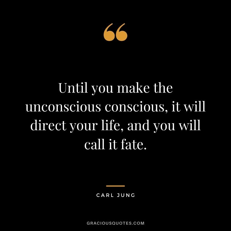 purpose. Good/bad things will come/go out of our "rooms," landscapes change, come what may "life goes on," but the 1 constant is SELF so better to speak/trust/love/know/BE yourself. We must face it all to grow-even the dark unconscious-& follow our MOTS, re-navigating as we go