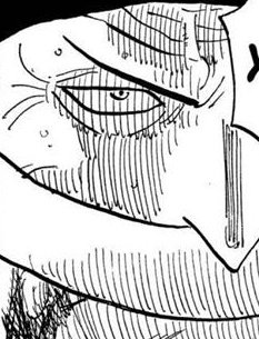 Oda keeps doing these little panels to SHOW us that the stab THROUGH HIS HEART and his worsening condition aren't just nothing.He obviously struggles a lot with it.