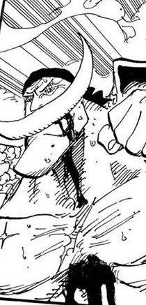 Oda keeps doing these little panels to SHOW us that the stab THROUGH HIS HEART and his worsening condition aren't just nothing.He obviously struggles a lot with it.