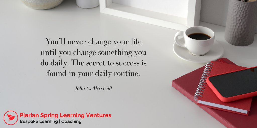 The secret to success is found in your daily routine.
Quoting @JohnCMaxwell today! 

#MondayMotivation #Secret2Success #HabitsForSuccess