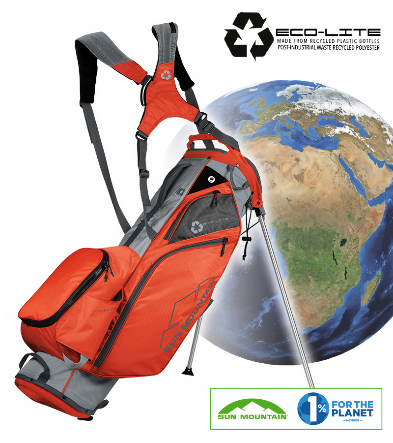 sunmountainuk's tweet image. ECO-LITE stand bag made from recycled bottles (@repreve fabric) x 5 colours IN STOCK NOW - Buy direct from the official UK supplier of Sun Mountain bags : bit.ly/2Gldaa1 #golf #sunmountain #standbag