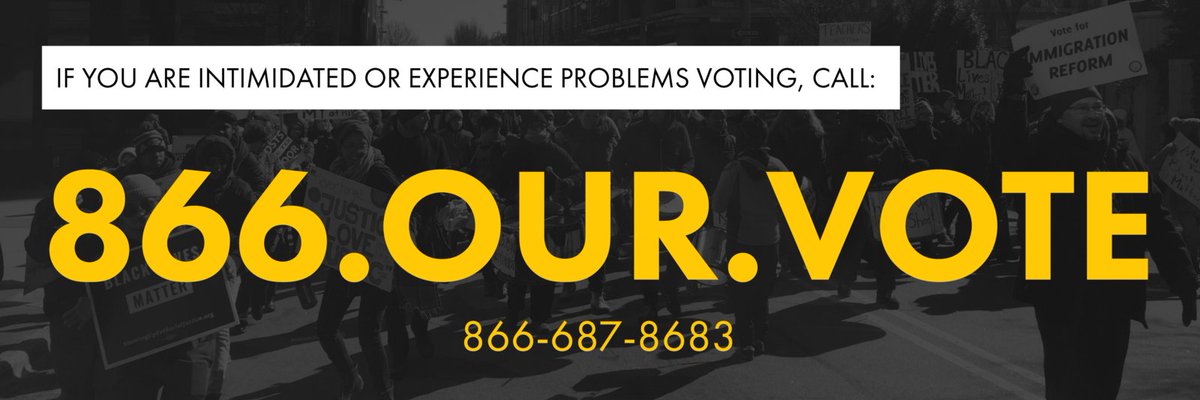 EqVotesMSU's tweet photo. Intimidation at polls is far more common than we may think and it can take many, many forms. And with early voting underway, here are some tools to help if you witness or experience intimidation: 
https://t.co/XnjTefLwpf. https://t.co/ejGgUrsHky