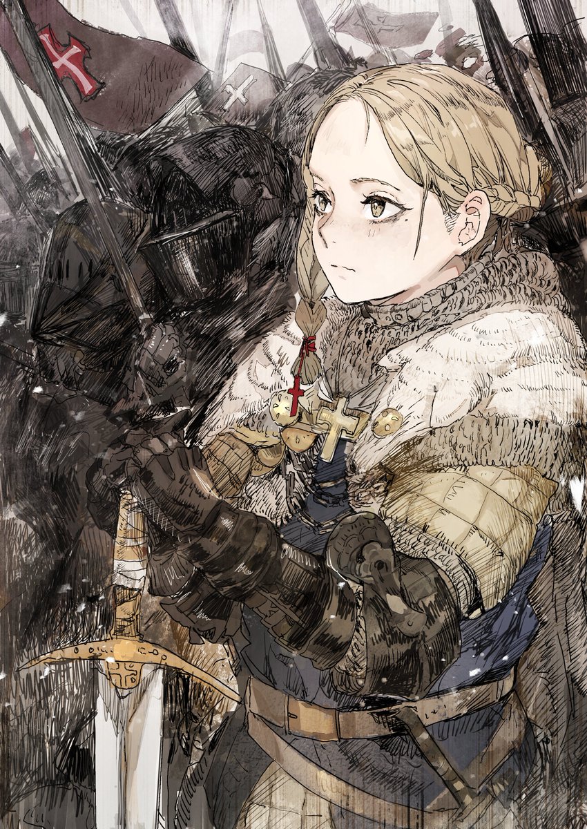 「ネガティブなことツイしたので、お気に入りの創作絵を見てほしいです… 」|木野花ヒランコ(株式会社レッドハウス)のイラスト