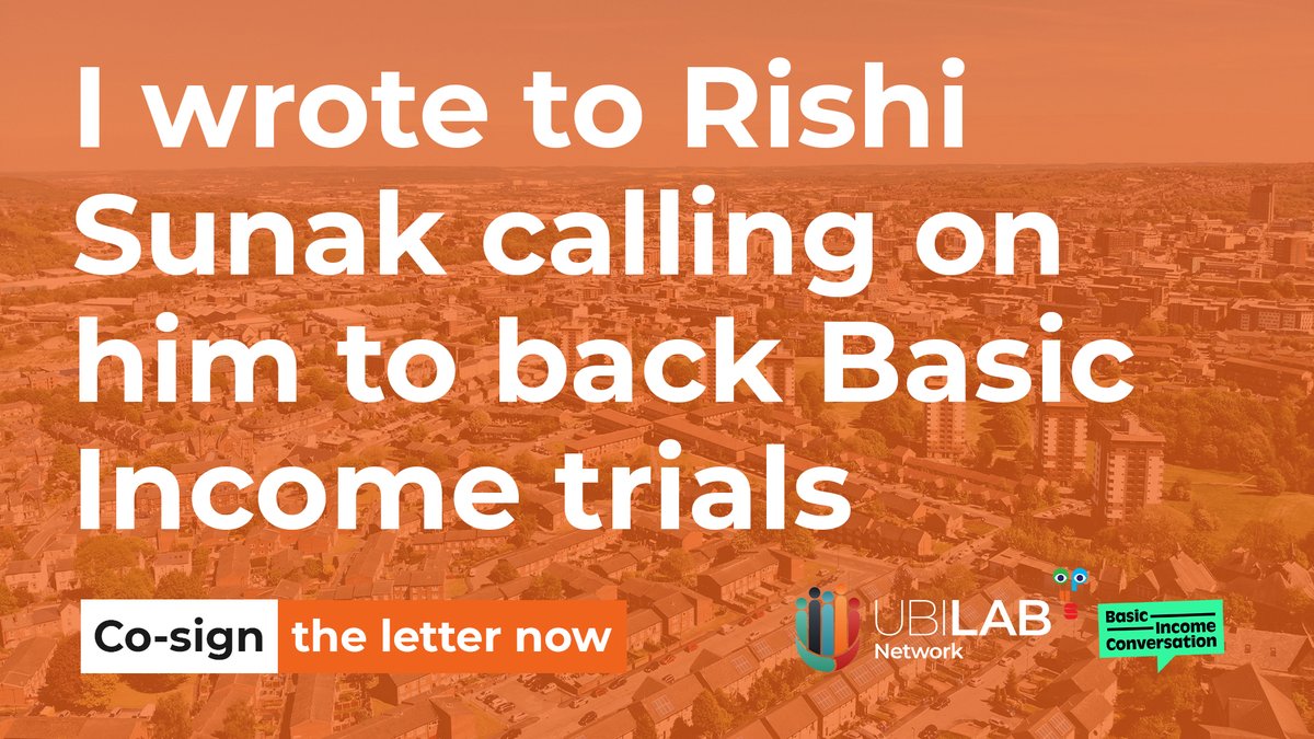 UBILabArts's tweet photo. @natalieben You can join the 520 elected representatives from across the UK in writing to Chancellor @RishiSunak calling on him to back Universal #BasicIncome trials.
✍️ Add your name: https://t.co/md9z3XsCjs
🔎 Find out more: https://t.co/Dx6IoYbyh5
#LetsTryUBI #CPPLG #OurGenerationsNHS https://t.co/4ss0LqVqsY