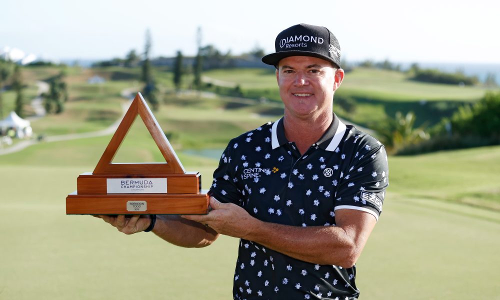 TheGolfShopShow's tweet photo. Victory Monday!

🇸🇮Ana Belac @ROAD2LPGA #CarolinaGC
🏖️Brian Gay #BermudaChampionship 
🇬🇧Callum Shinkwin #CyprusOpen 
🍾Darren Clarke #TimberTechChampionship https://t.co/VnjABKM1qt