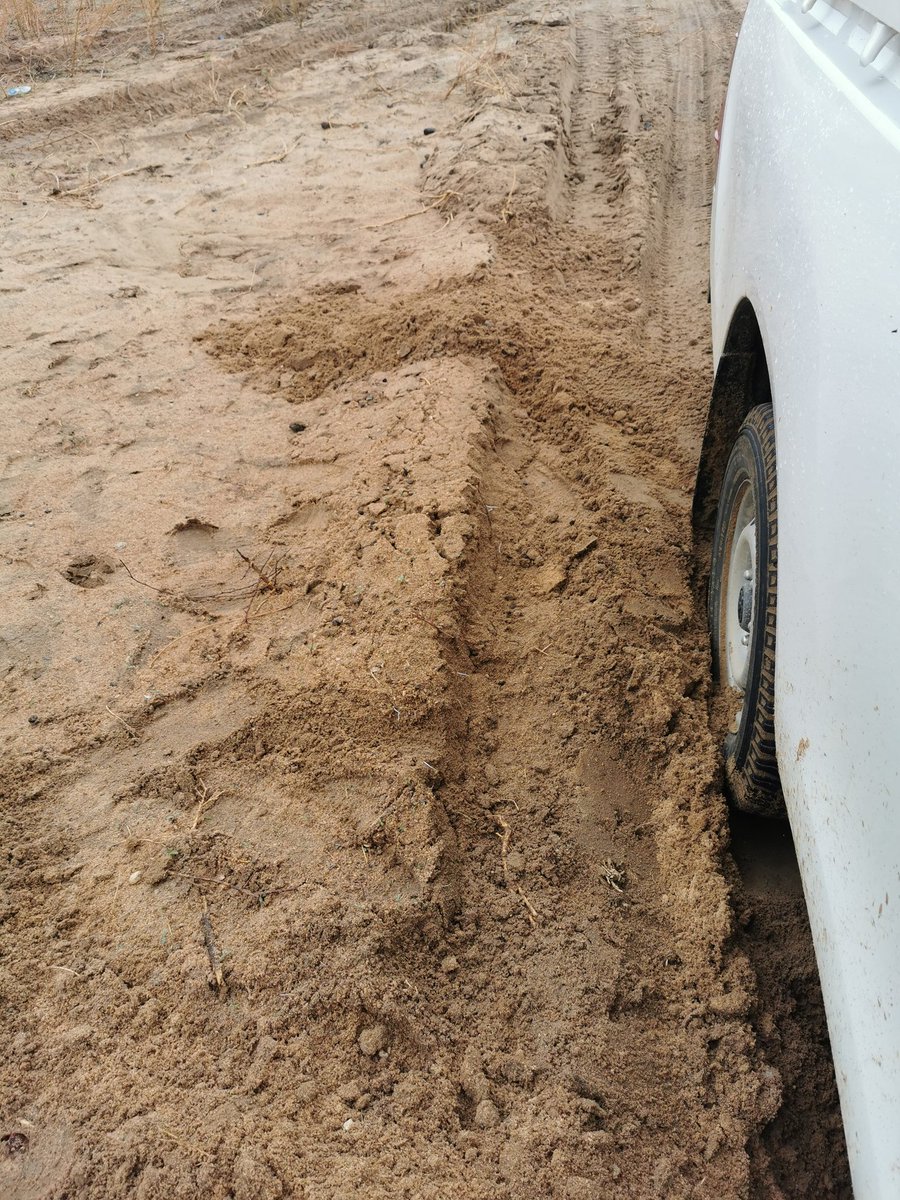 Arrived about 30 minutes ago.1st image is a tarmac road the county govt of Wajir is constructing towards the Somalia border.I got stuck, towed out by some chaps on a 4WD Toyota Hiace, rained on and clothes dried while still on the road.