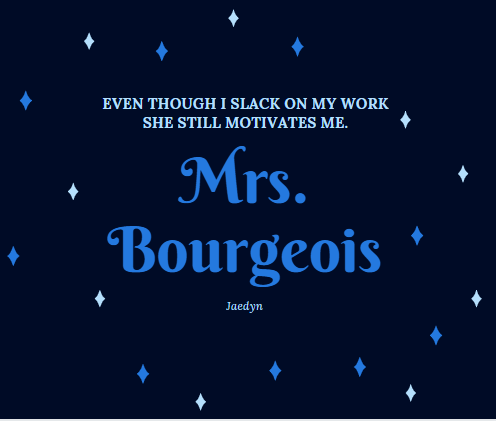 NHS Staff Rockstar shout out goes to Mrs. Bourgeois! Thank you students and parents for recognizing our staff's efforts. If you'd like to shout out to one of our staff members, please stop by the main page of our website! #NHSstaffRockStar #BeTheLight