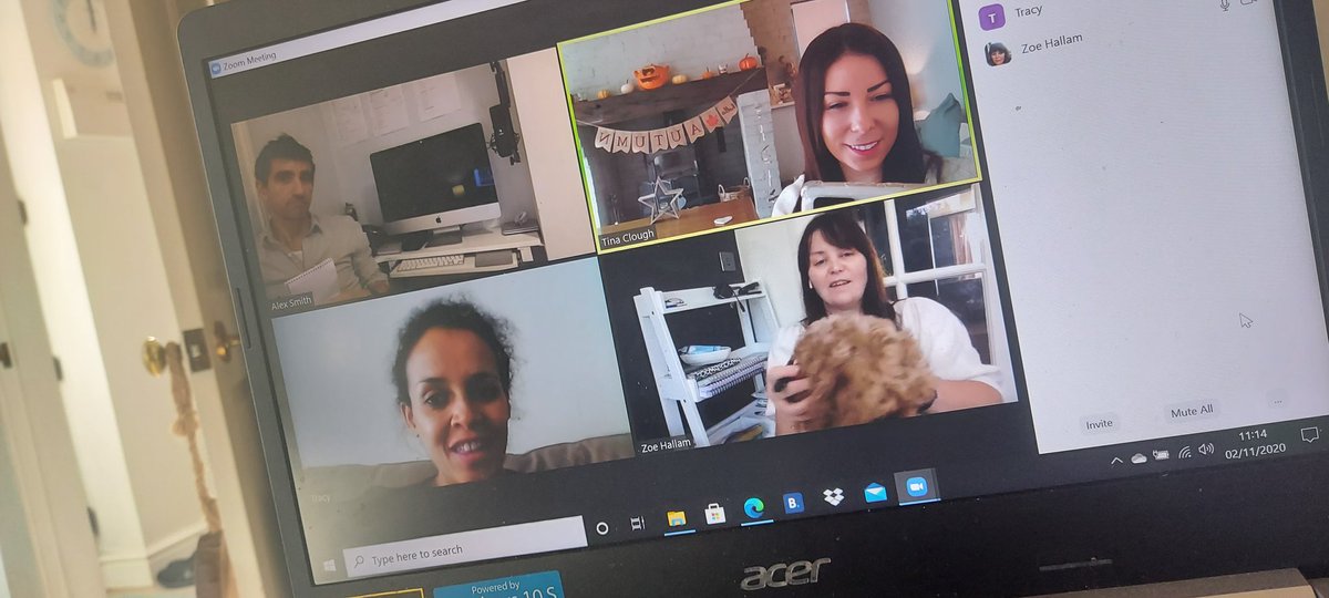 Poppy__PR's tweet photo. What are we doing during lockdown number two? We are working from home but supporting our clients as normal (and bringing some humour and good spirit to the table for good measure!) We will meet you on Zoom anytime! #teampoppypr #prderby #pragency #InThisTogether @MarketingDerby https://t.co/Kiext0FEUf