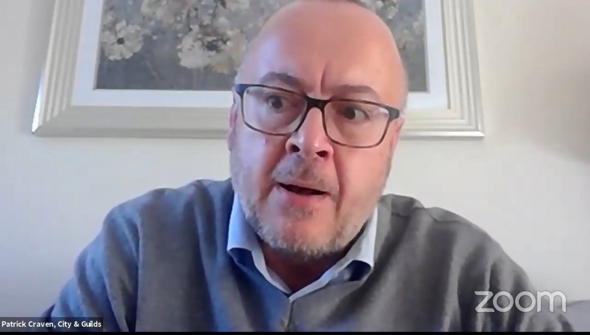 . @Padcraven of  @cityandguilds says we need to reach out to those who haven’t had good experience of learning so far.We need to show them that learning is for ‘people like them’, and it can lead to a better job and more opportunities.  #LifelongLearningWeek