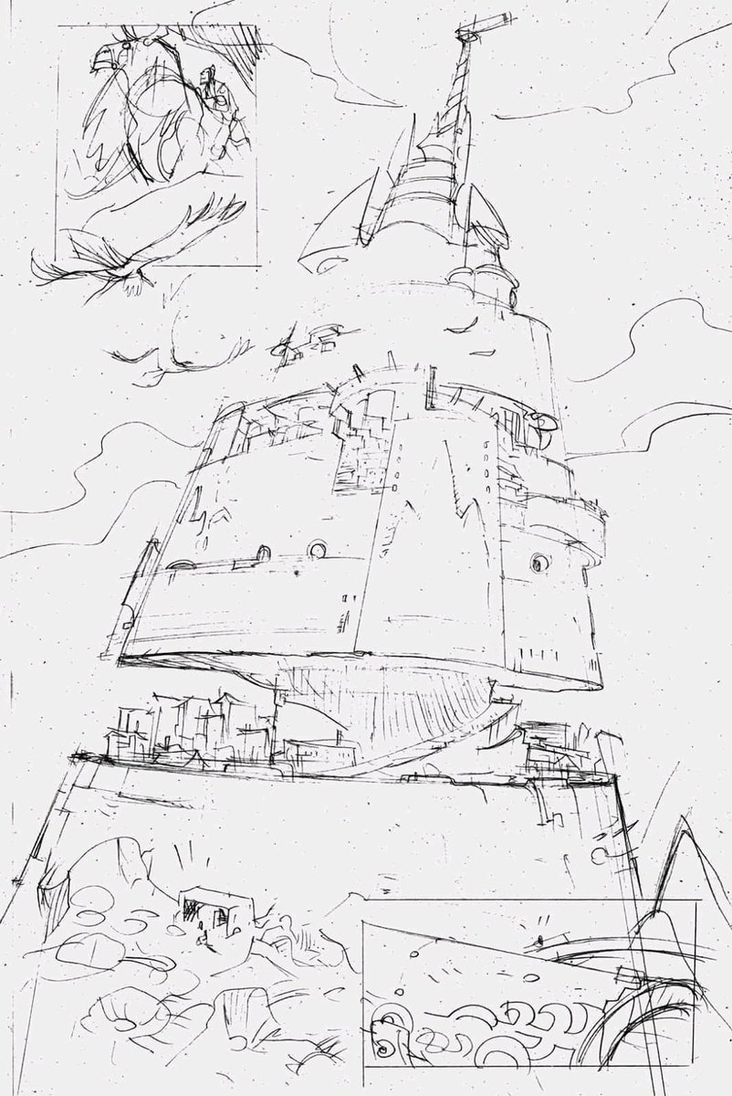 Layout vs. final page!
From Coda vol 1.
#comics #fantasy #coda 