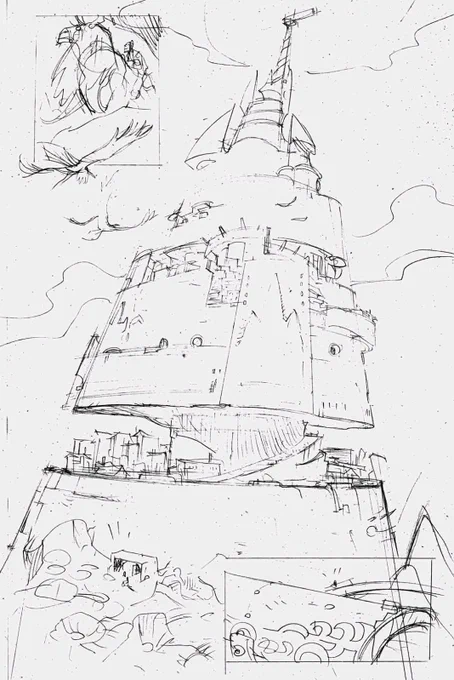 Layout vs. final page!
From Coda vol 1.
#comics #fantasy #coda 