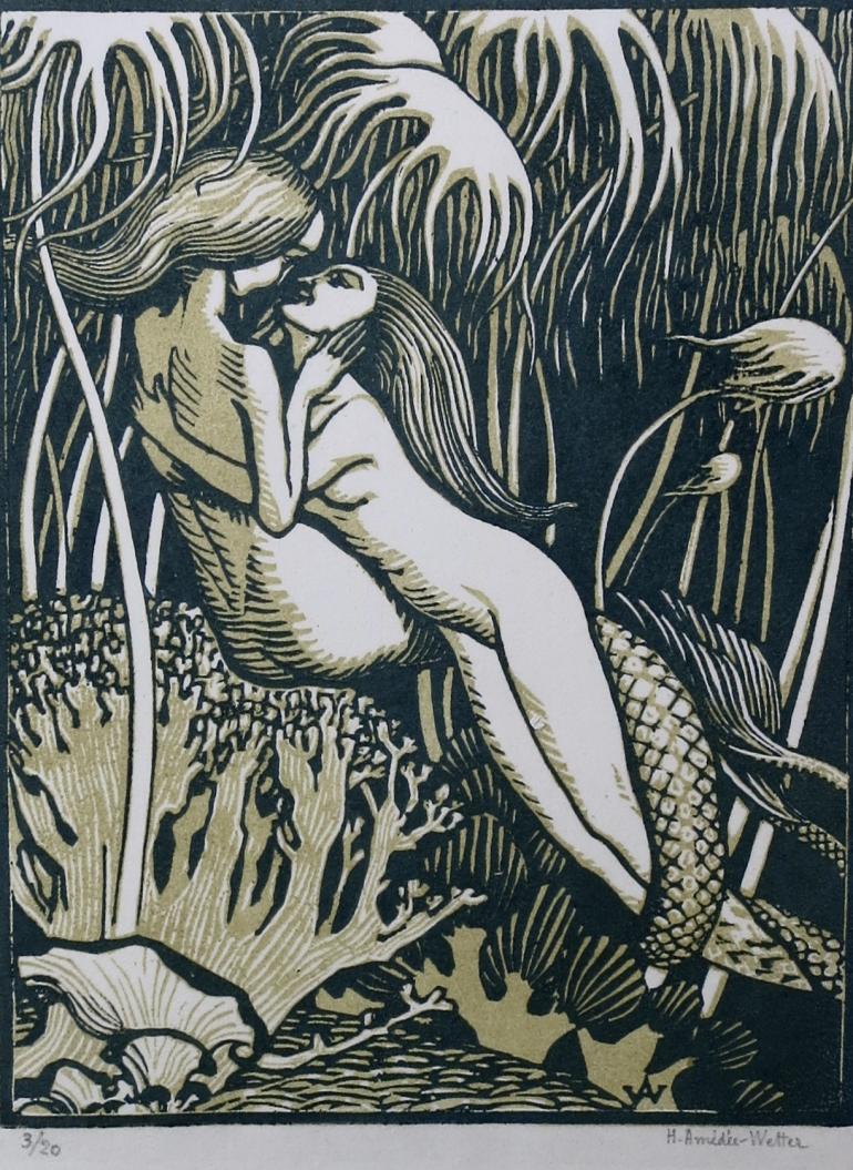 Henri Amédée-Wetter (1869-1929), woodcuts 