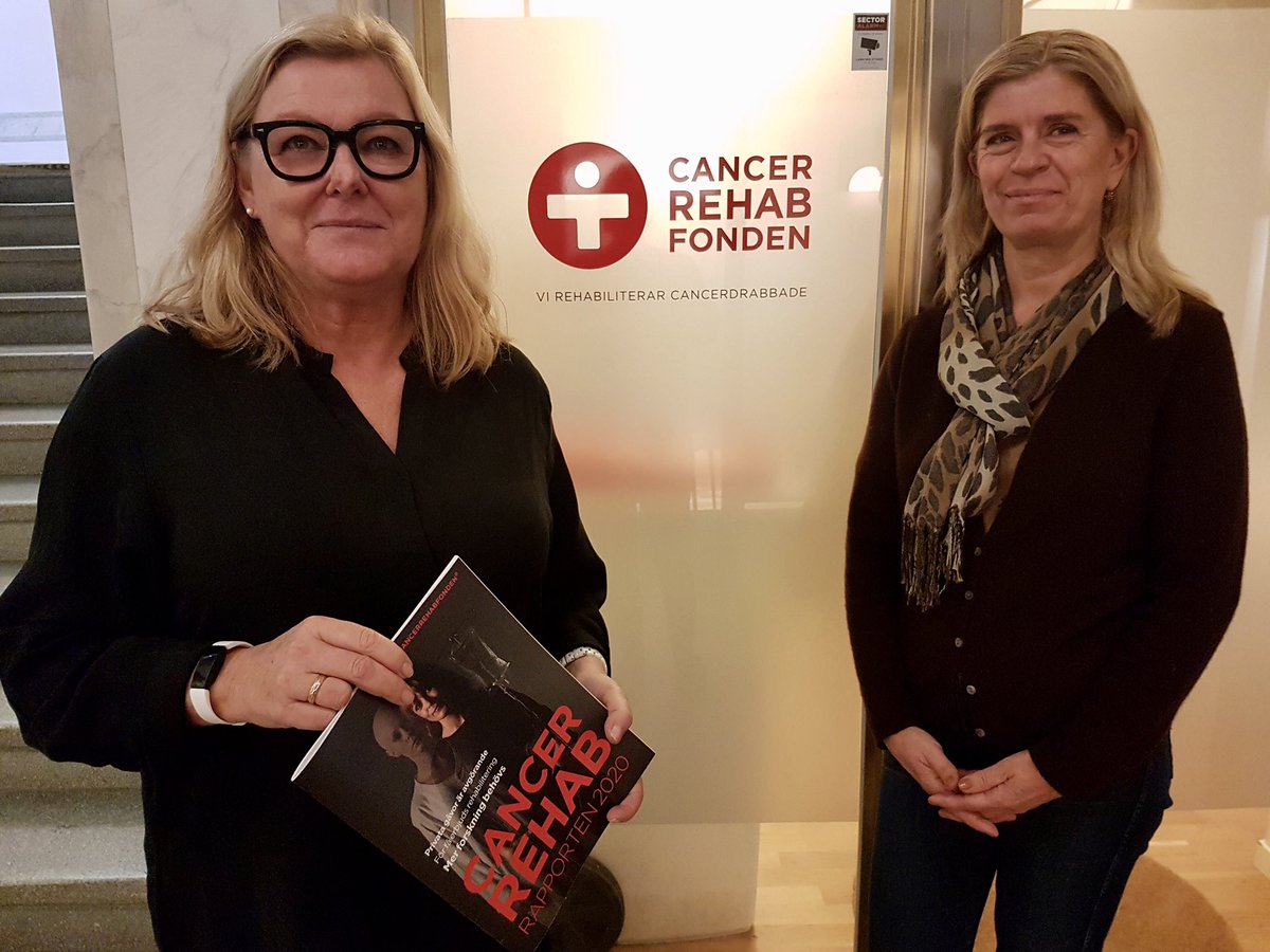 Tack till @YWengstrm medlem i vårt vetenskapliga råd för en intressant coronaanpassad föreläsning. Vi samtalade om de hälsoekonomiska vinsterna av cancerrehabilitering och om vikten av fysisk träning och aktivitet i samband med cancer. @CancerRehabFond