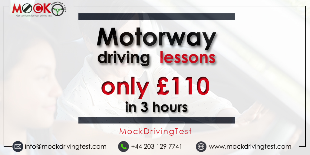 DrivingMock's tweet image. !!Motorway Driving Lessons!!
Become a safer driver on motorway by enhancing your skills and techniques with experienced ADIs at MockDrivingTest.com
To Join Motorway driving lessons today, visit: mockdrivingtest.com/static/motorwa…
Or you can call us at: +44 203 129 7741 
#MockDrivingTest