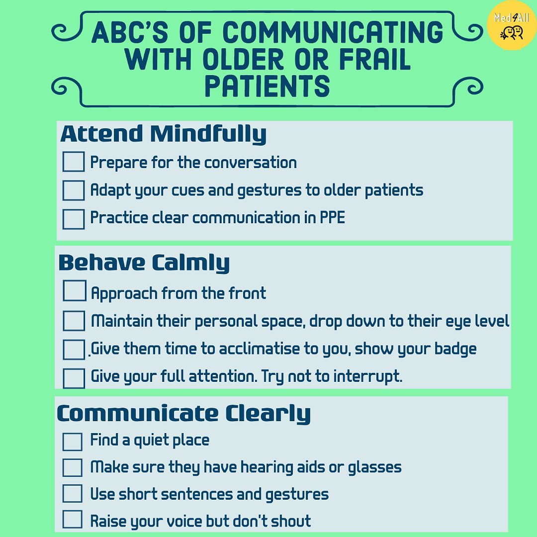 Hi guys

-

To complete this weeks communication series, we’ve put together an easy as ABC’s communication resource to help you when talking to older patients on your wards/clinics when you have the face masks on 😊

-

📸 instagram.com/p/CHFtXUkBetK/ via tweet.photo