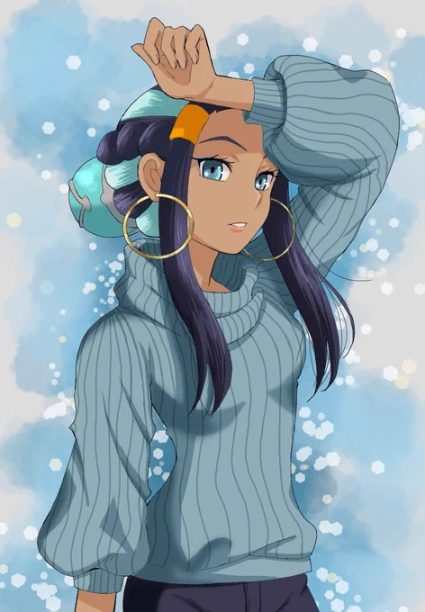 久しぶりに描いたルリナさん 