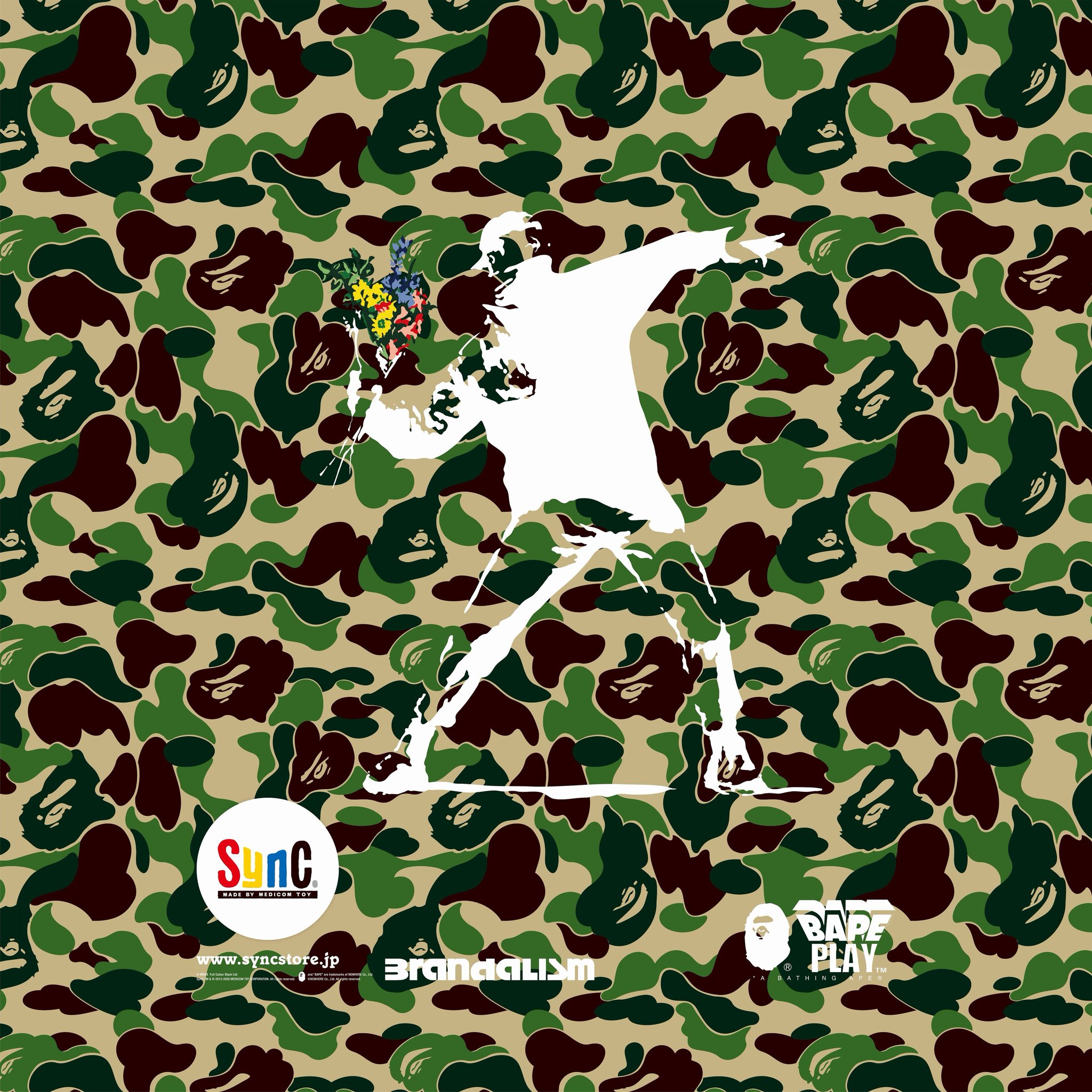 その他 A BATHING APE - BAPE X BRANDALISM FLOWER BOMBER s-l400.jpg