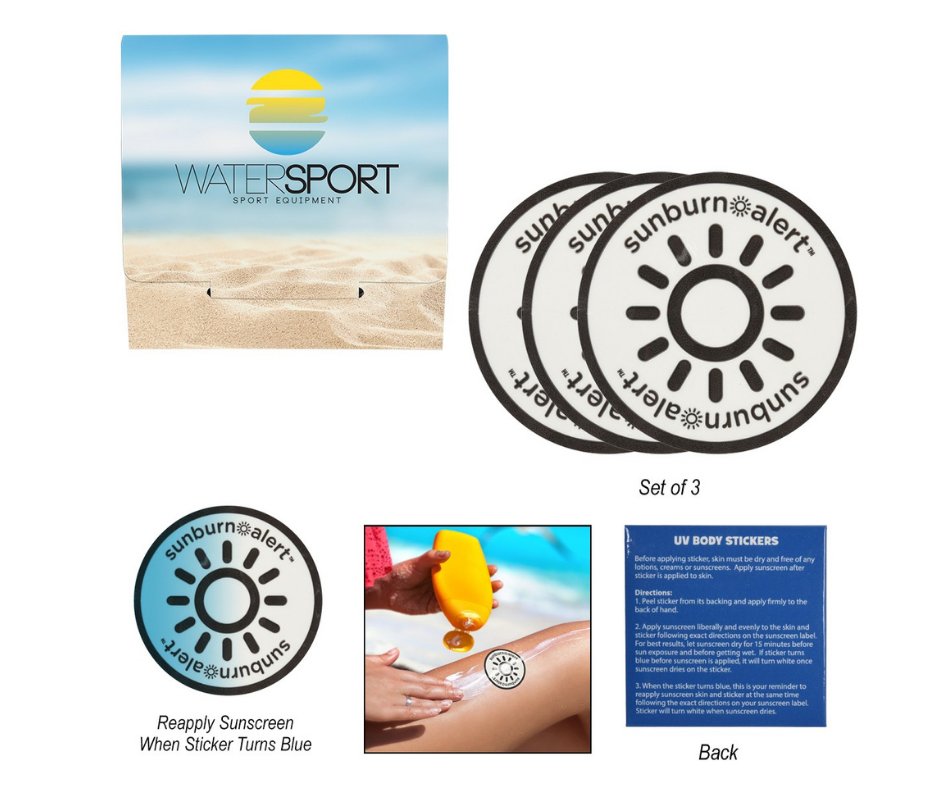 With these stickers reminding you to reapply your sunscreen, you can continue to enjoy basking under the warm sun ☀️ 

🛍️ ed.gr/cylc7

#stickershop #sunscreenprotected #promoproducts ##sunburnrelief