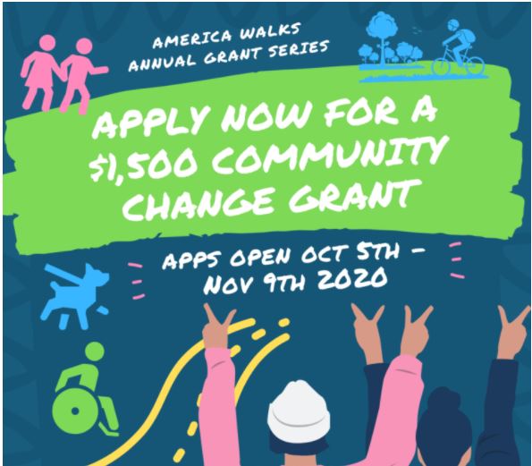 Lehigh Valley communities, national non-profit AmericaWalks is offering $1,500 grants for projects that create healthy, active, and engaged places to live, work and play. It’s easy to apply online at americawalks.org