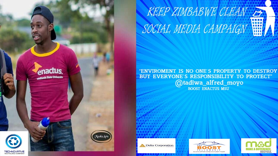 love and cherish, its all we got
#keepzimbabweclean @BOOSTFellowship @ZembeBrent @enactus_msu_zim @RangaChakamanga @CleoMakoni @enactuscuz @cherrychivaz