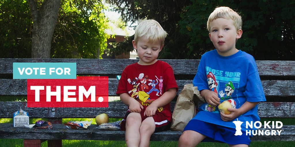 nokidhungry's tweet photo. If you want to end childhood hunger, your vote matters. Whether at the local level—where officials decide school budgets—or the federal level—where officials decide on programs like SNAP—every vote counts. Make your views known: https://t.co/fnS3IcfAdJ #GetOutTheVote https://t.co/5EKWoIZjq0