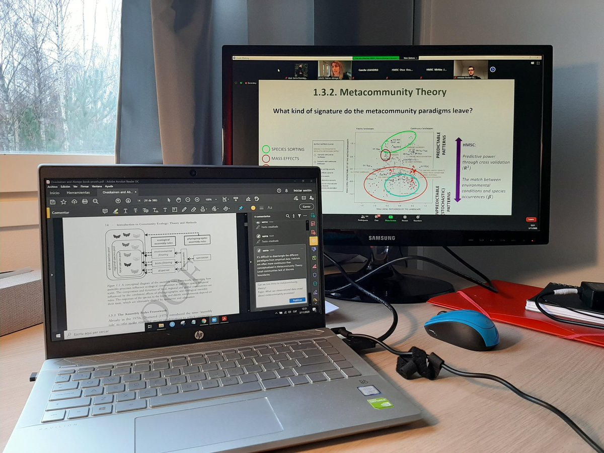 Lluis_SerraD's tweet photo. Excited to start the week-long HMSC modelling marathon! #HMSCmarathon

HMSC is the central topic of my master's thesis 🤓 https://t.co/02dF6ff1Lm