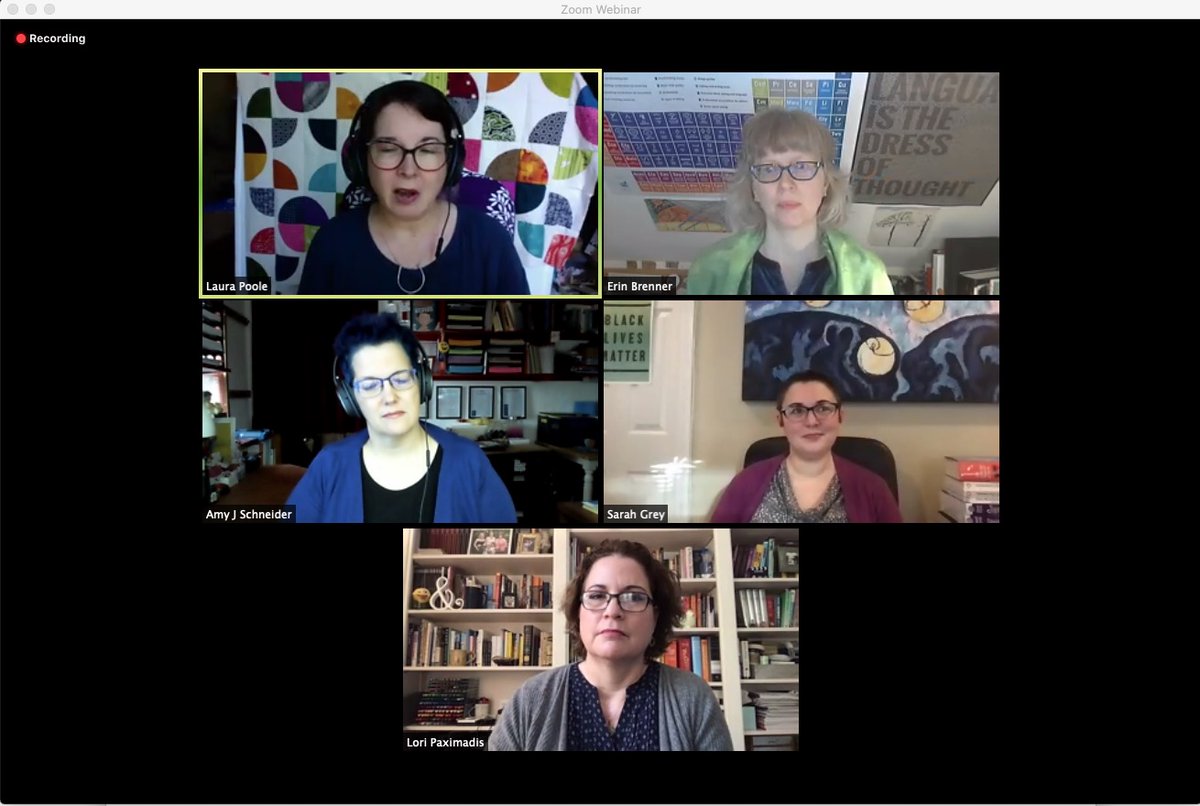 So great to hear the wisdom of The Quad! @lepoole @ebrenner @amyjschn @GreyEditing @virtuallori at #CIEP2020 #mastermindgroups