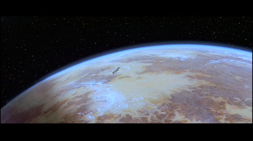  #TheMandalorian  Here is the original Tatooine mattepainting in Star Wars (1977), then shots from the Mandalorian S1E5 (2019), Return of the Jedi (1983) and The Phantom Menace (1999)