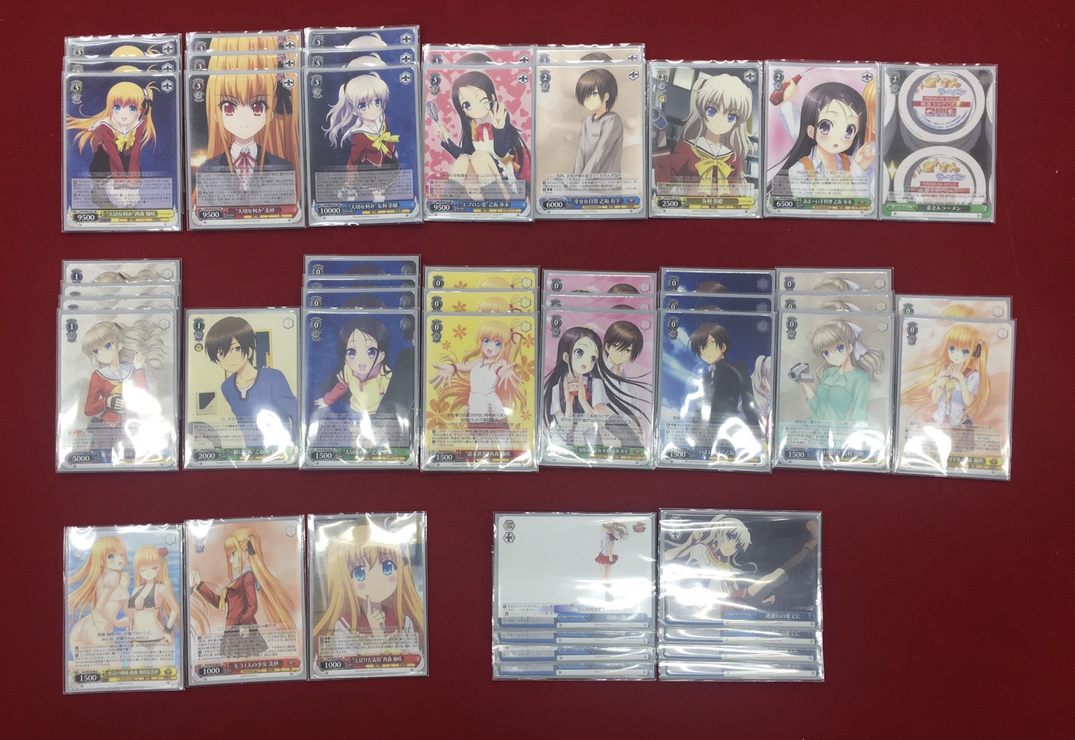 雑誌で紹介された ヴァイスシュヴァルツ Charlotte デッキ ヴァイスシュヴァルツ