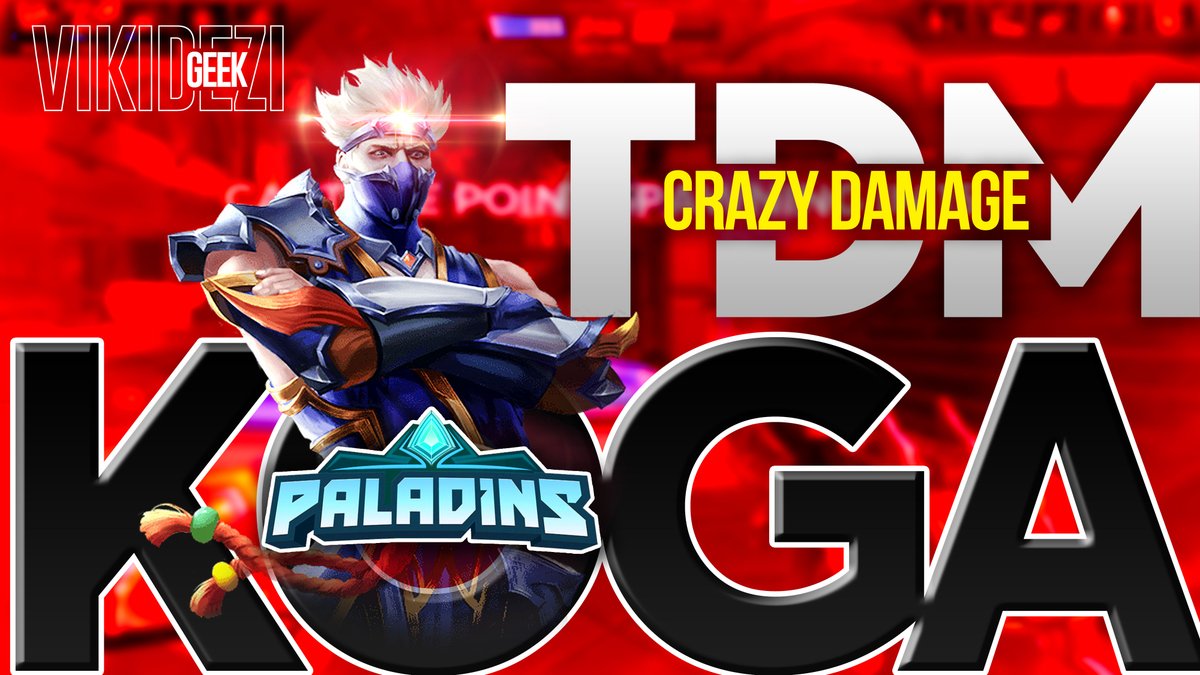 vikidezigeek's tweet photo. KOGA CRAZY DAMAGE | PALADINS
https://t.co/cv5wcQk0Ko

#Paladins #paladinsgame #Gameplay #Steam 
#bhfyp #gamer #gaming #follow  #PCGamer #videogames
#gamerlife #pcgaming #PlayStation #XboxOne #XboxOneX 
@HiRezStudios #paladinsgame https://t.co/vZ1MLyDvoy