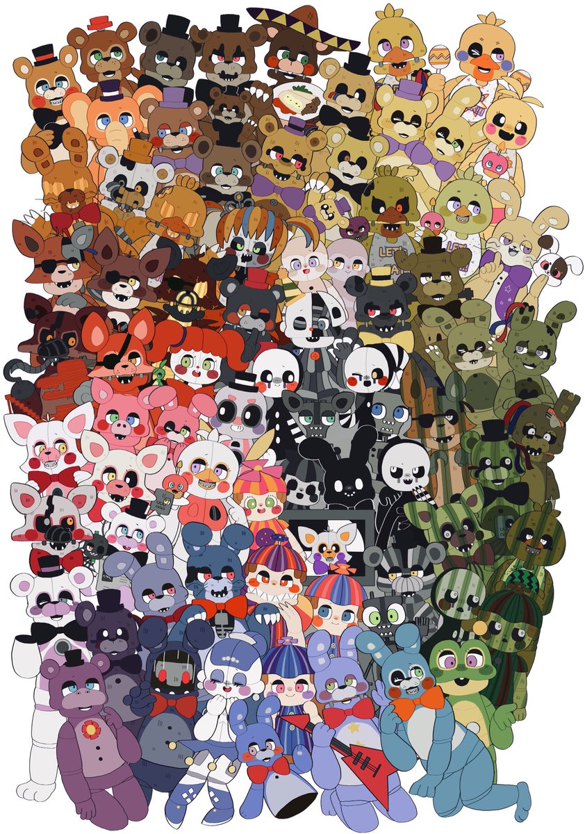 mofmof0426's tweet image. 🌟 Happy 6th Anniversary 🌟
 #FNAF
