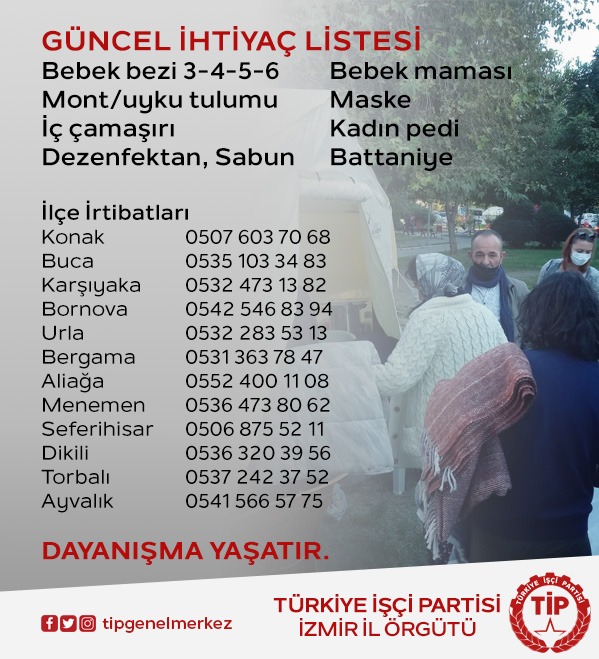 Türkiye İşçi Partisi - İzmir tweet media