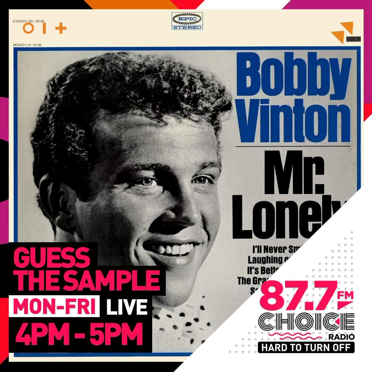 Today's #GuessTheSample track is 'Mr Lonely' by #BobbyVinton 🔥🔥🔥 Can you figure out the artist and the song that sampled this track? @ChoiceRadioKE @SadzIbrahim #KaceAndSadiaShow #HardToTurnOff #MondayMotivaton