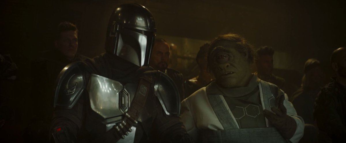  #TheMandalorian  Gor Koresh is an Abyssin, a species introduced in the very first movie.The original one was a little more frightening 