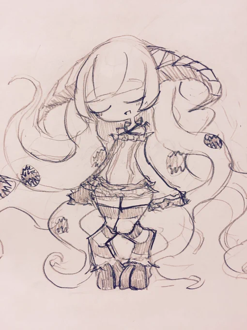 いにしえに描いた仔山羊ちゃんたち 