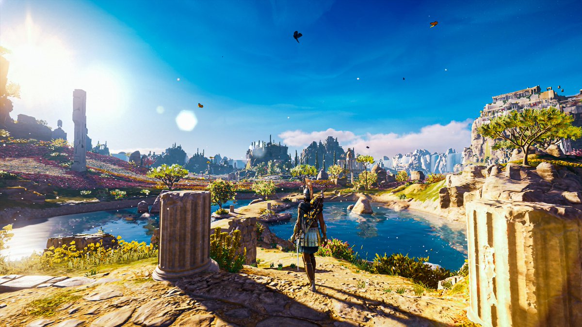 In Collab w/  @AC_Marathon,let's cover the 1 Afterlife of  #AssassinsCreed   Odyssey: ELYSIUM!Elysium is Latin for the Greek, Elysion!I'll cover its Fields(2-3), describe them(4) & let you know the unique way a soul enters Elysium!(5) #ACFacts: 3,4,6: @TheGamingNursex1/7